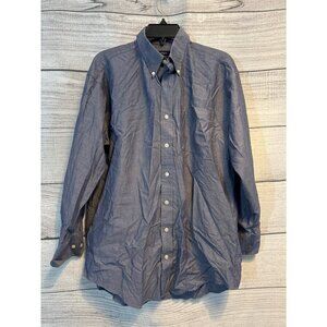 Nautica Mens Classic Fit Non-Iron Button-Down Shirt Size 16.5 32/33